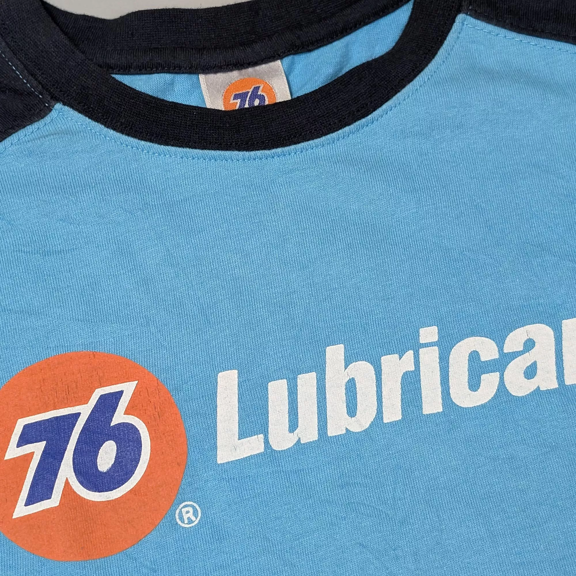 00's Y2K 日本 76 Lubricants 無袖上衣 Woman Raglan Tank Top