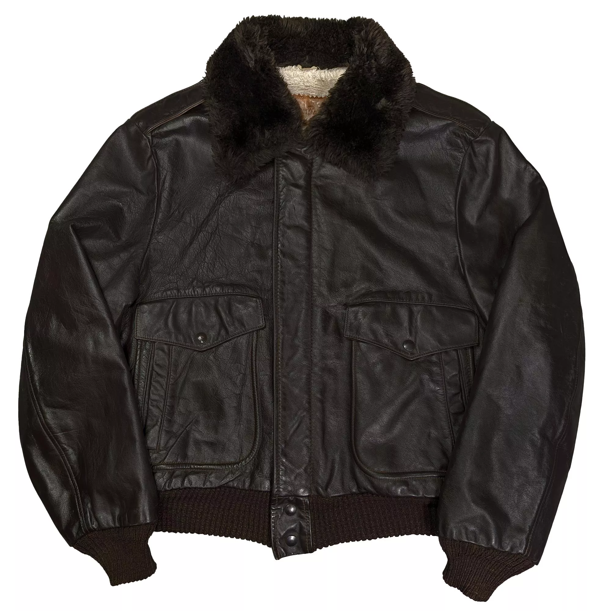 Vintage 80's William Barry G1 Leather Bomber Jackets真皮美製飛行夾克