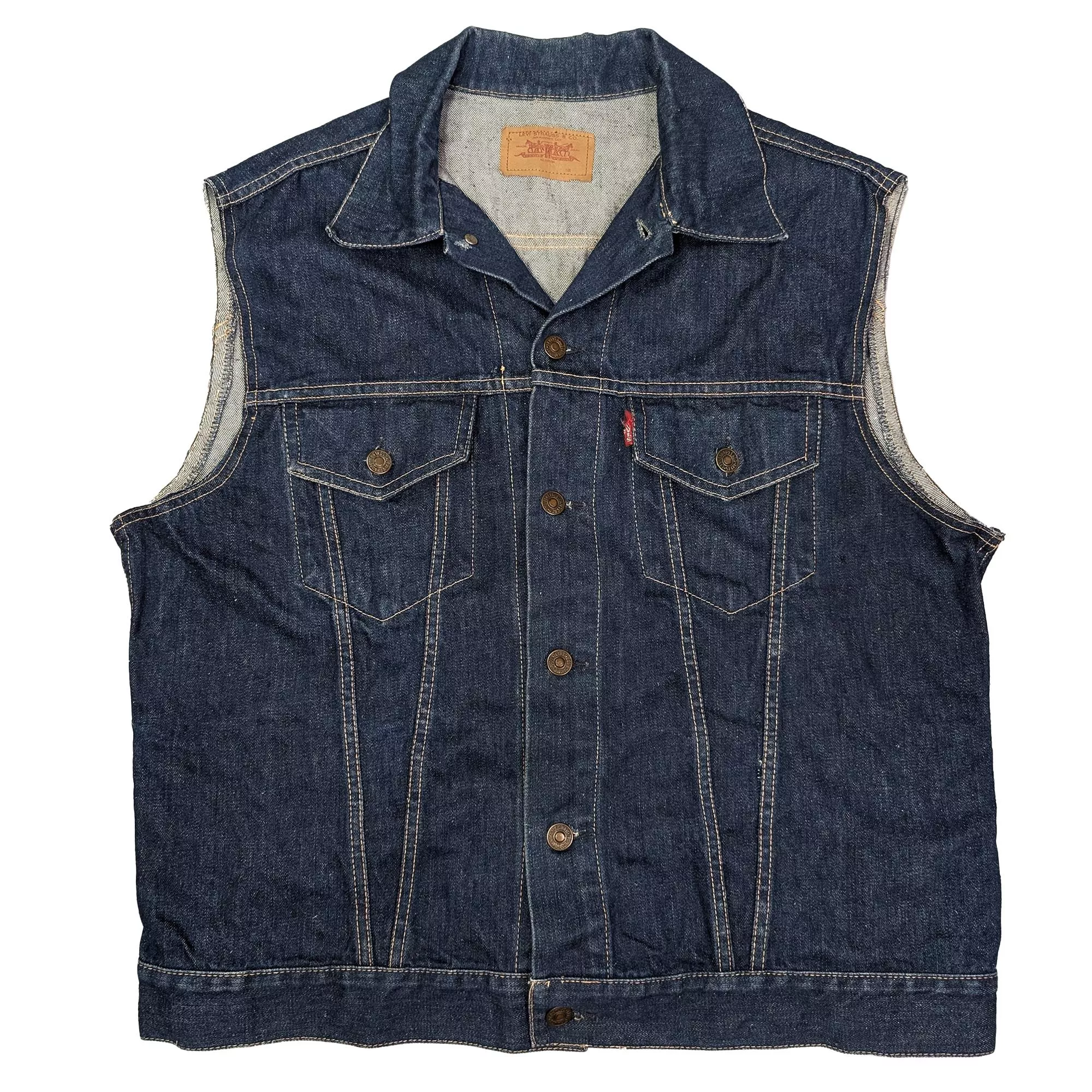 Vintage late 60's Levi’s Big E Denim Vest 丹寧背心