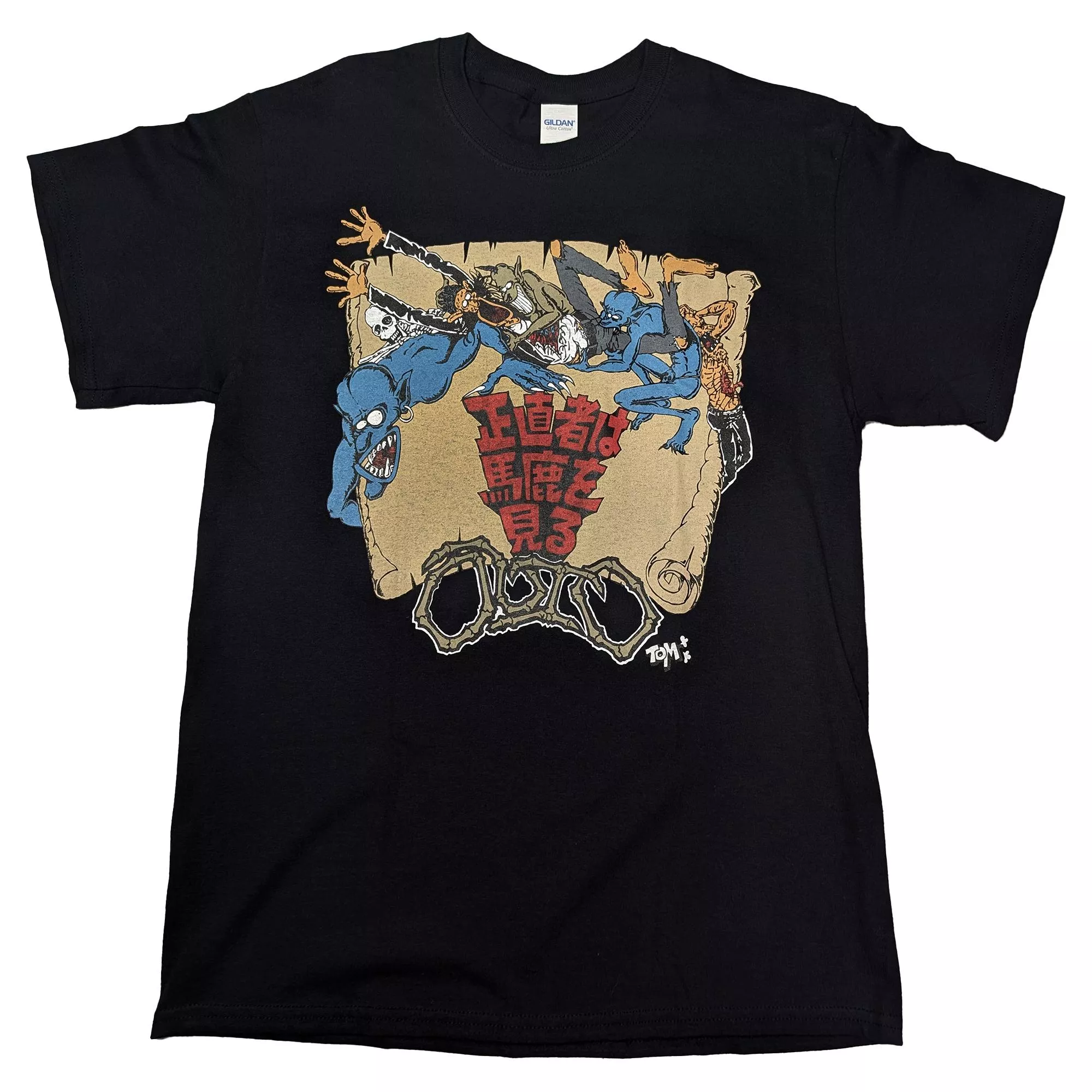 80年代日本傳奇關西硬核龐克OUTO 經典專輯 正直者は馬鹿を見る 官方絕版T恤