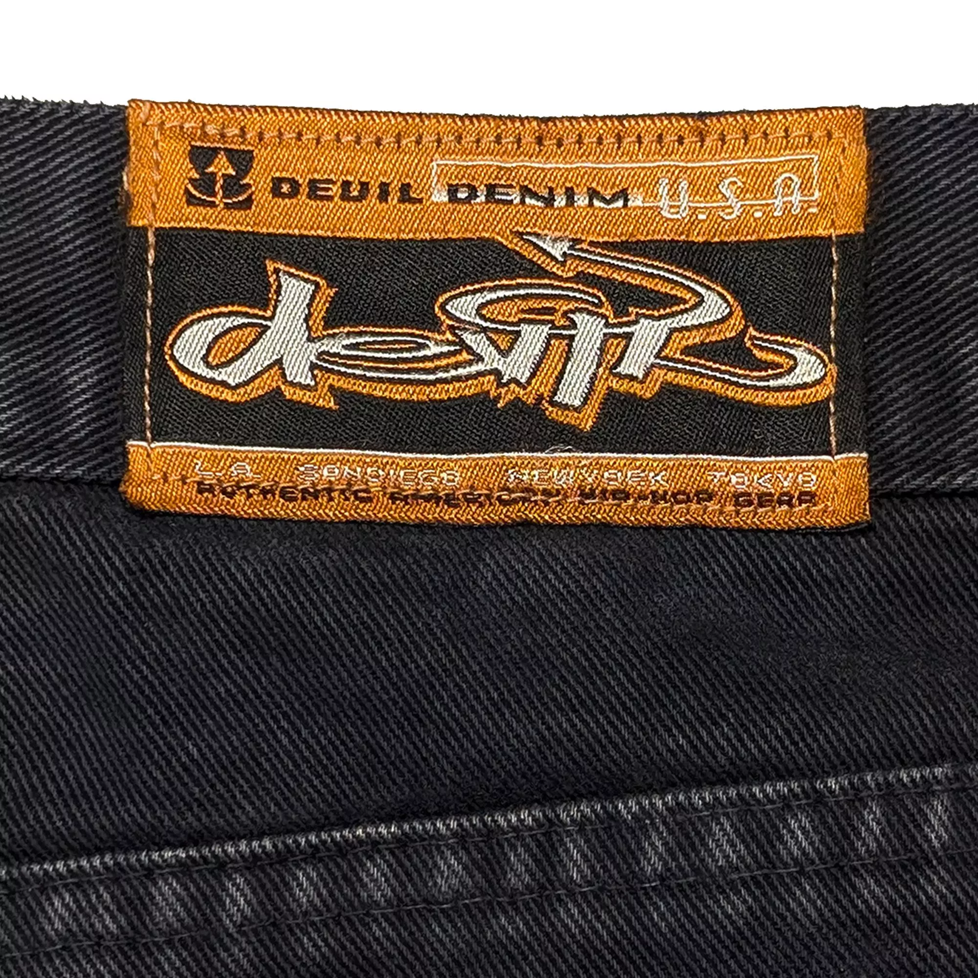 Vintage 90's Devil Denim Baggy Jeans 單寧寬褲 38吋