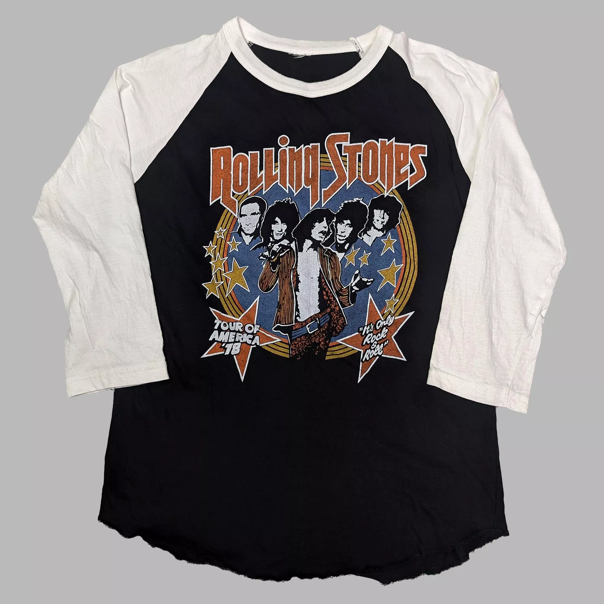 00's The Rolling Stones U.S. Tour Raglan Sleeve T-shirt 滾石樂團Tee