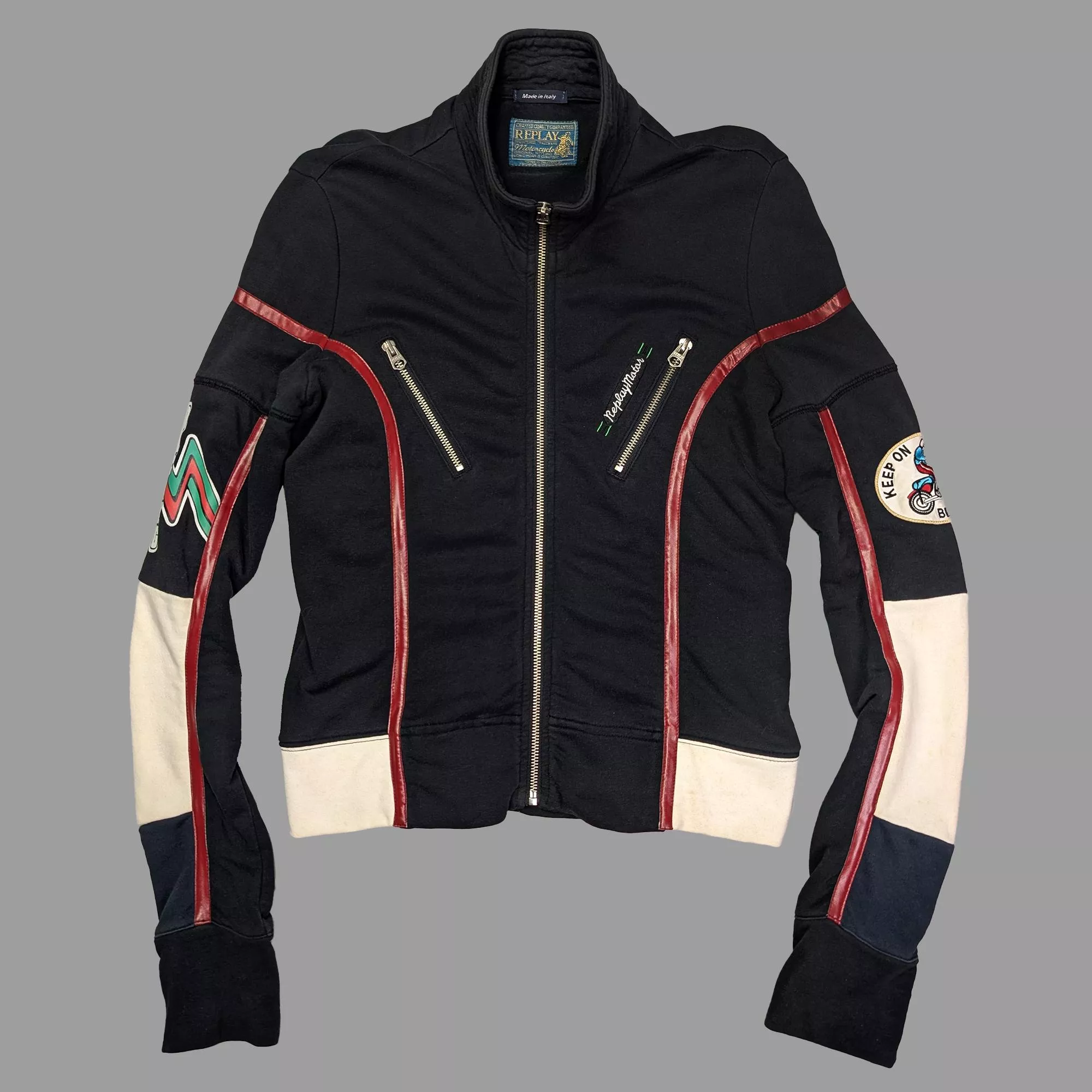 00's Vintage Replay Women's Motorbike Track Jacket機車運動外套