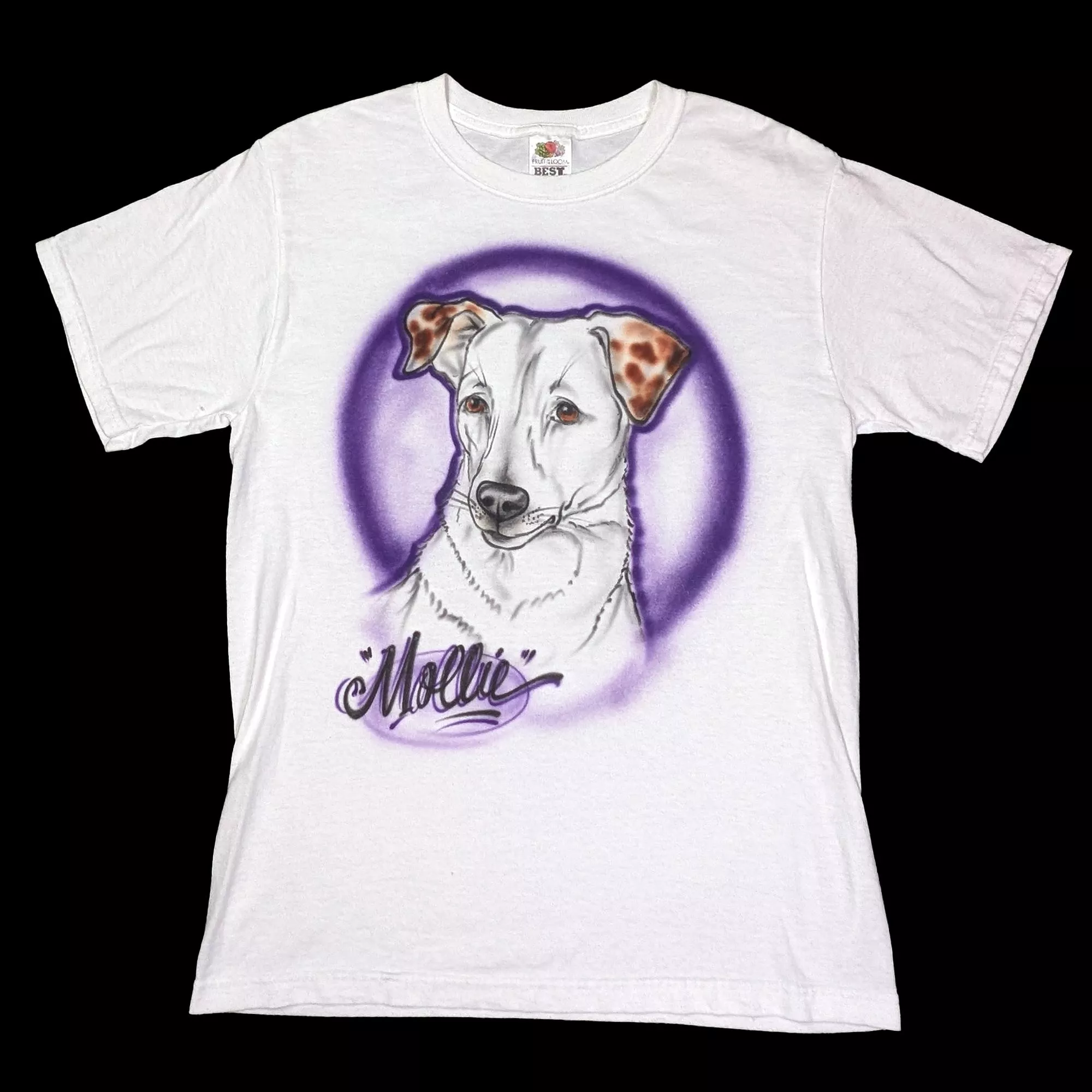 Vintage Airbrush Dog T-Shirt 狗狗噴槍T恤