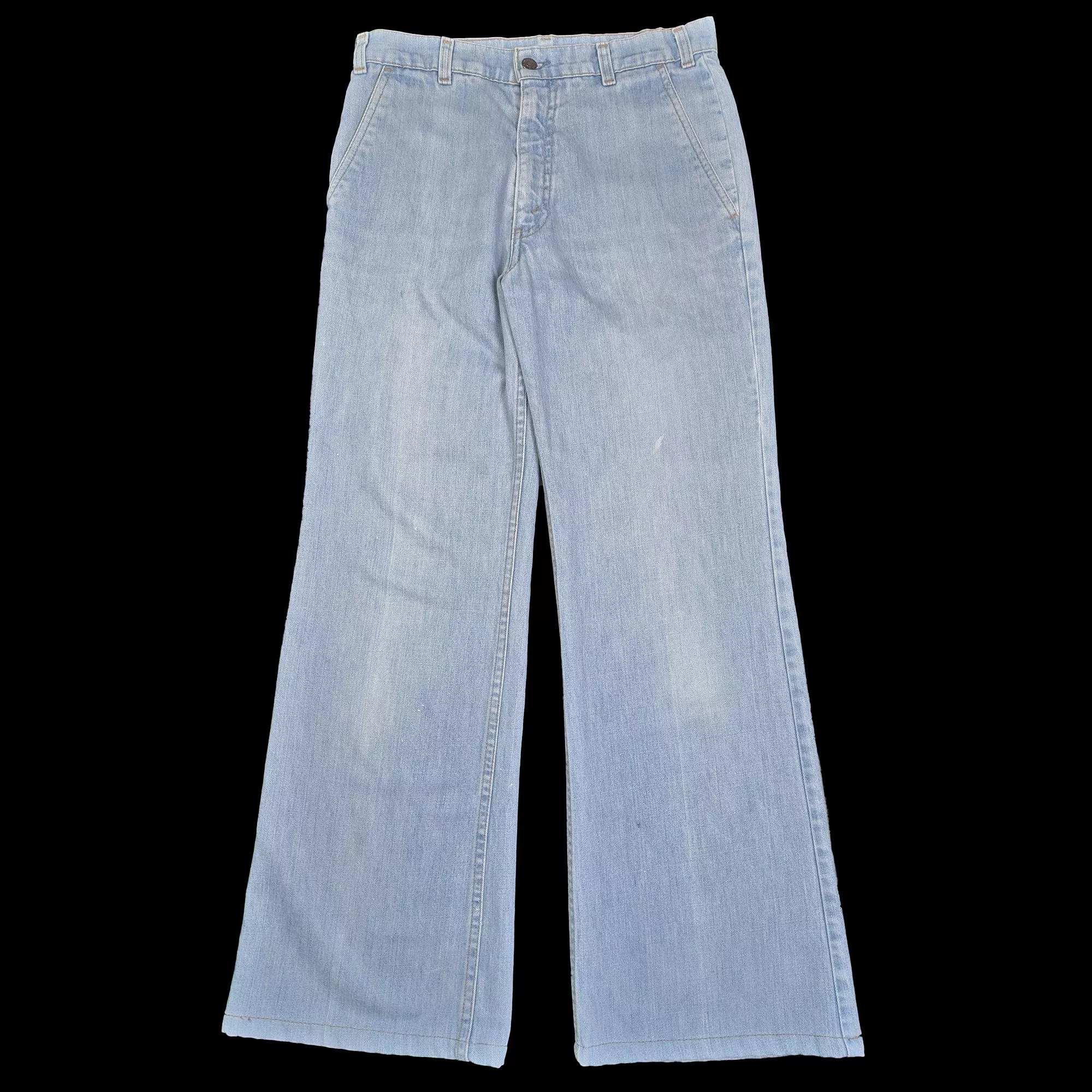 Vintage 70s Levi's Flare Jeans 橘標淺藍色喇叭褲 31吋