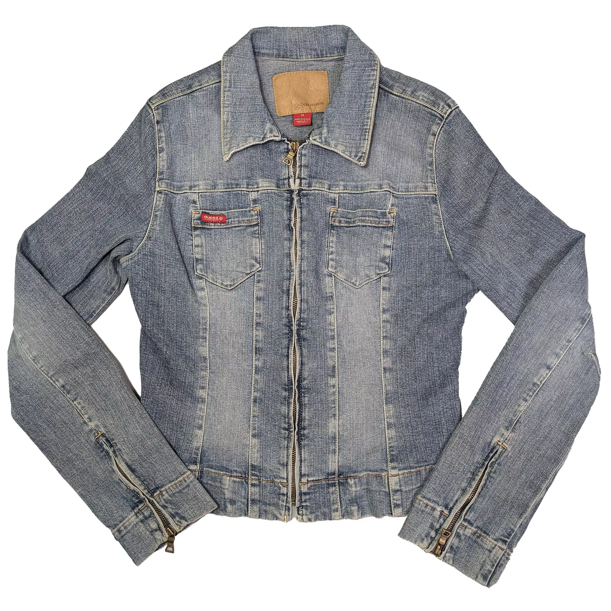 00s Y2K GUESS Denim Jacket 彈性牛仔夾克