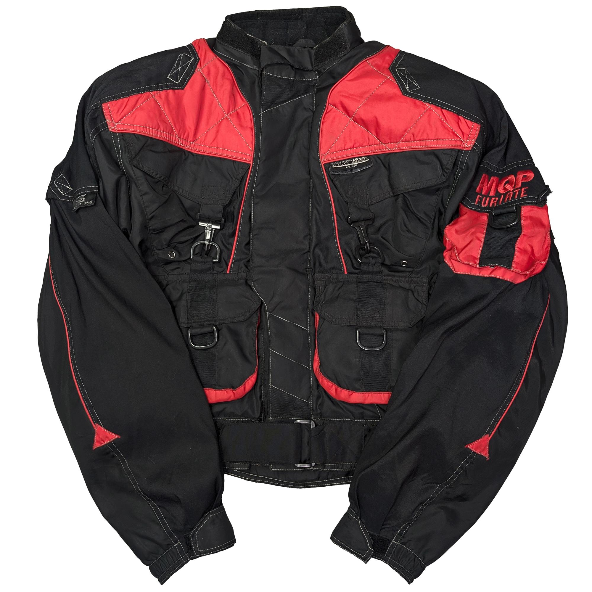 Vintage 90s MQP Motorcycle Biker Jacket 防護重機夾克