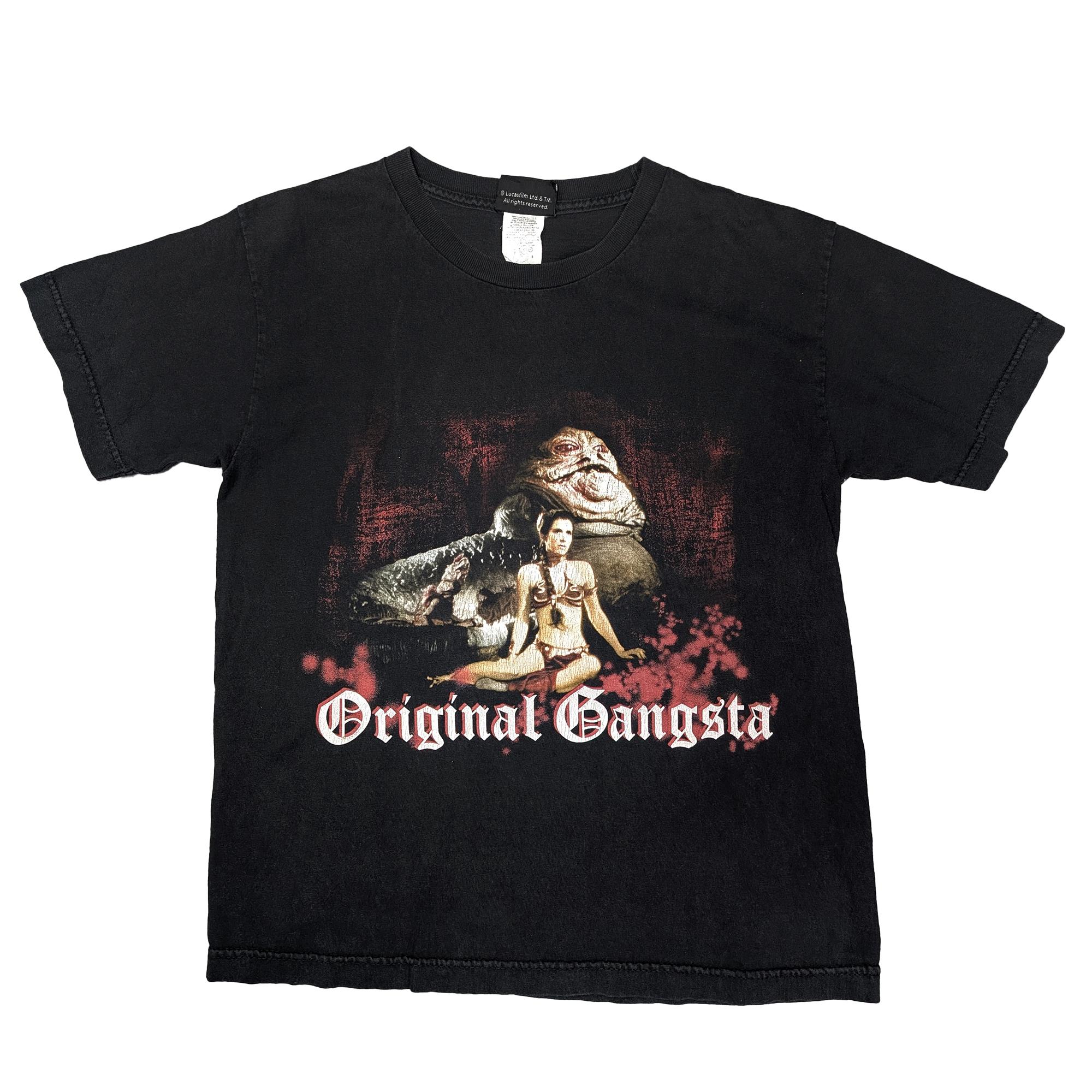 00s Vintage Star Wars Leia Jabba 星際大戰莉亞公主與賈霸 Tee
