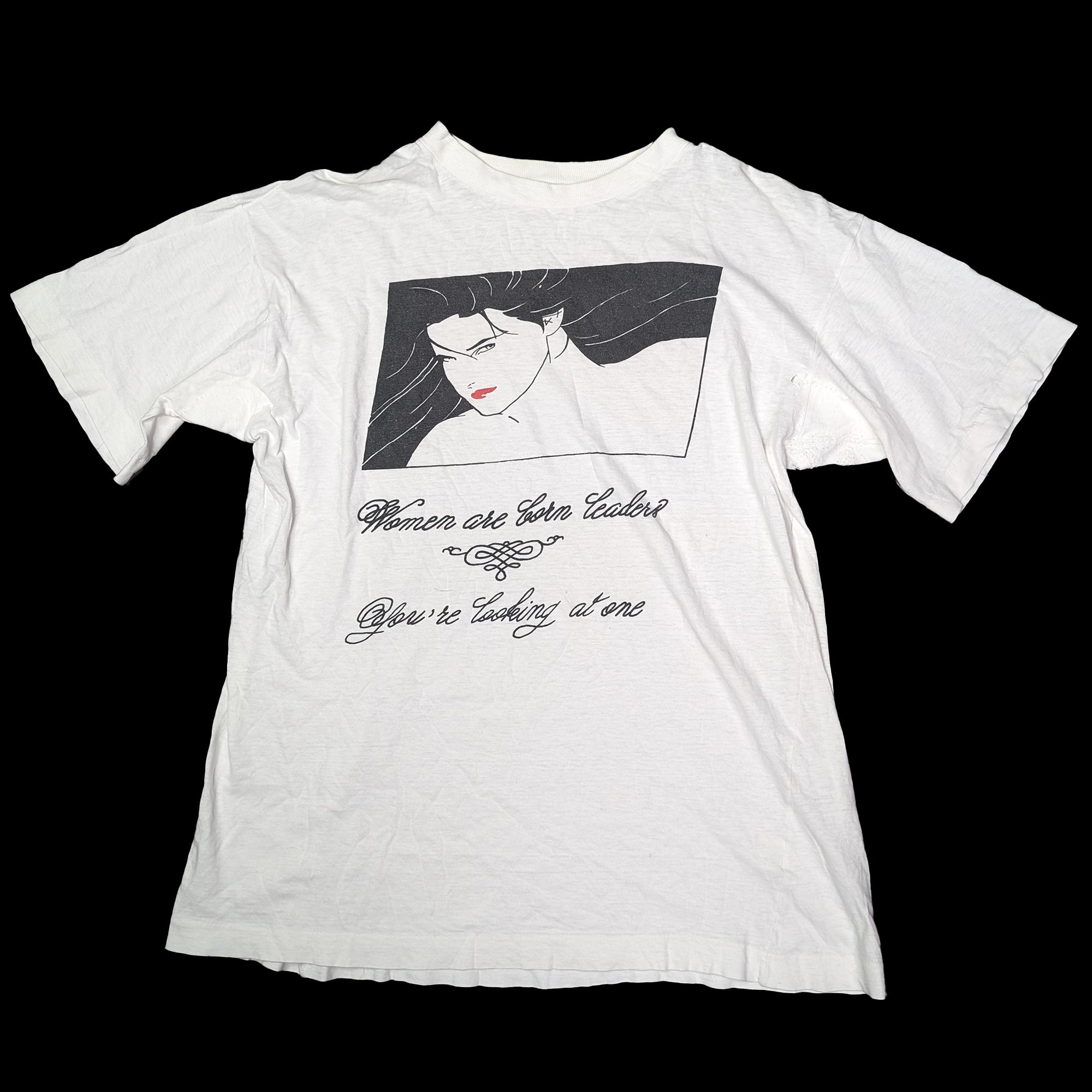 80s Vintage Patrick Nagel風格插畫女性主義 Tee