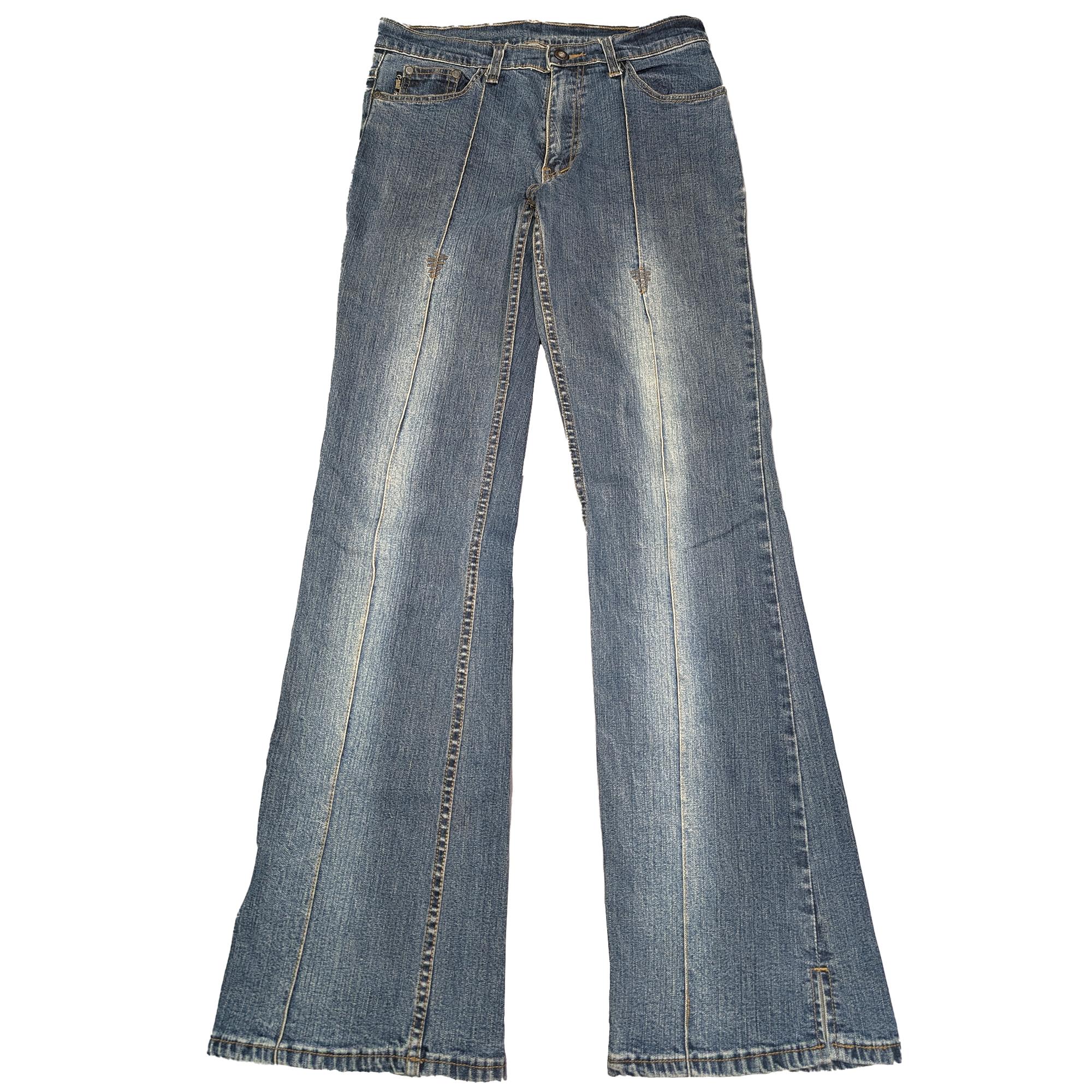 00s Y2K Low-Rise Flare Jeans低腰牛仔喇叭褲 28吋
