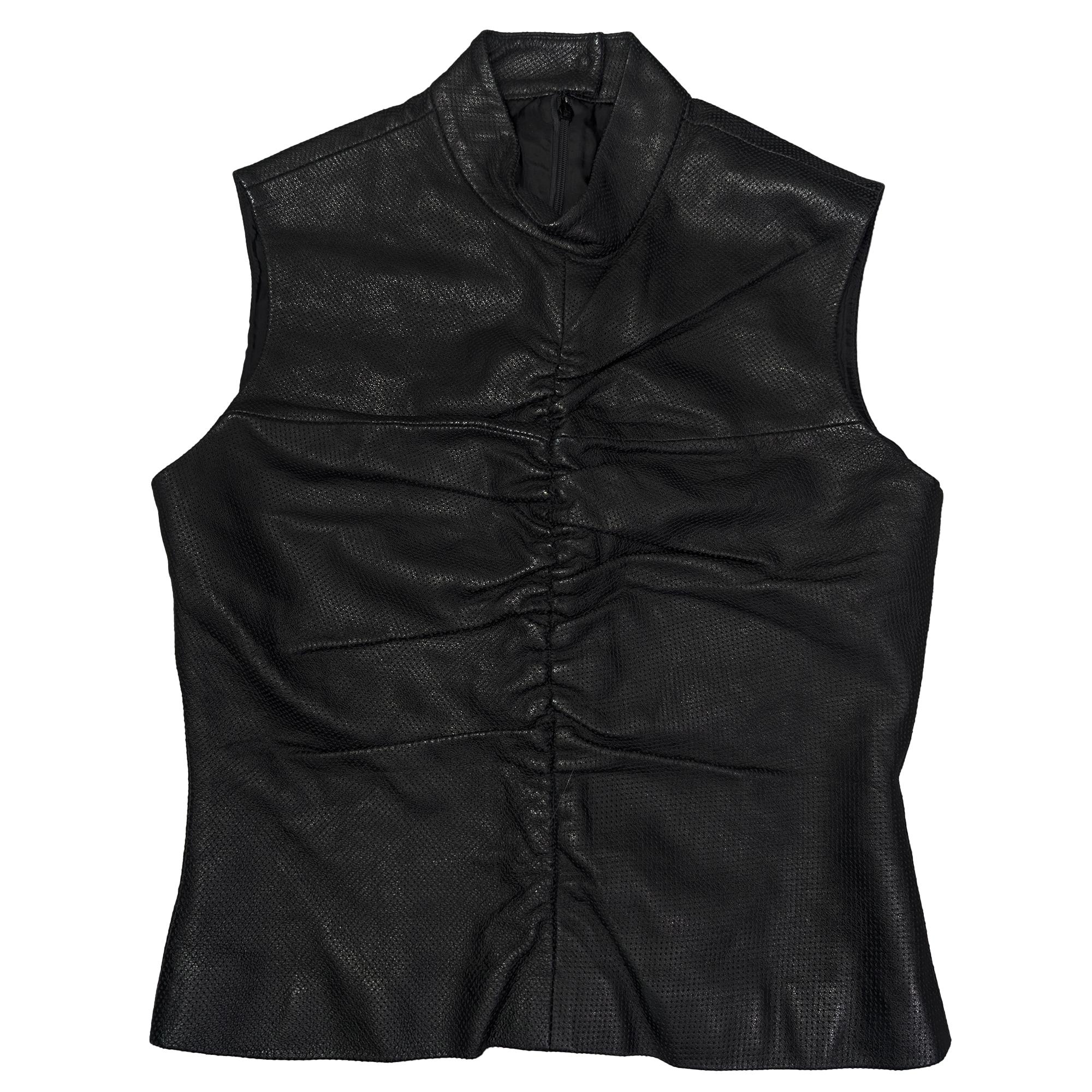 90s Lambskin Tank Top 小羊皮背心
