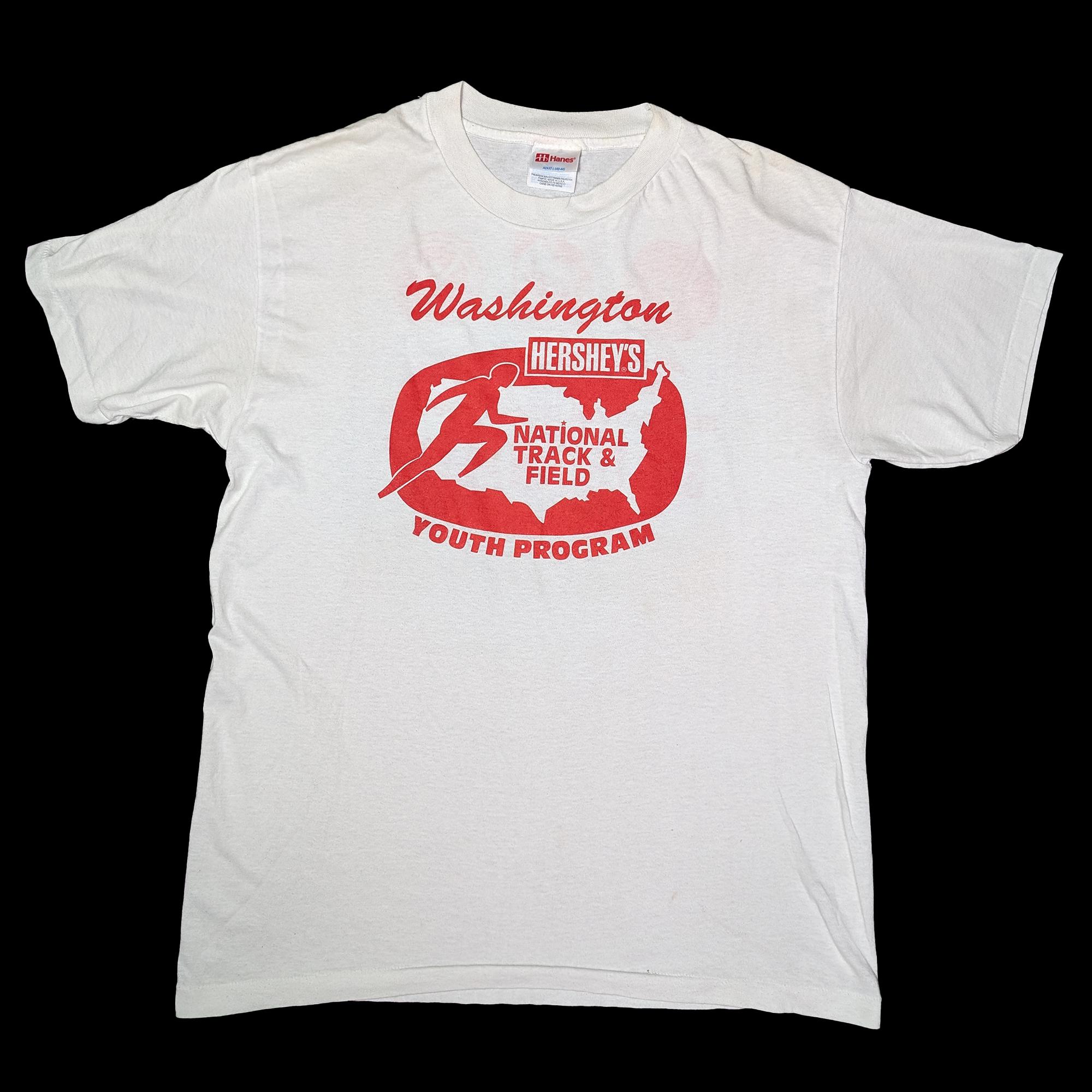 90s Hershey's巧克力 National Track & Field Youth Program Tee