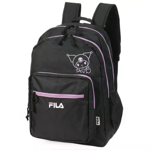 ၄၃┋JP#FILA#三麗鷗#酷洛米#小人物#紫黑色：書背包(約H49×W31×D18cm)。