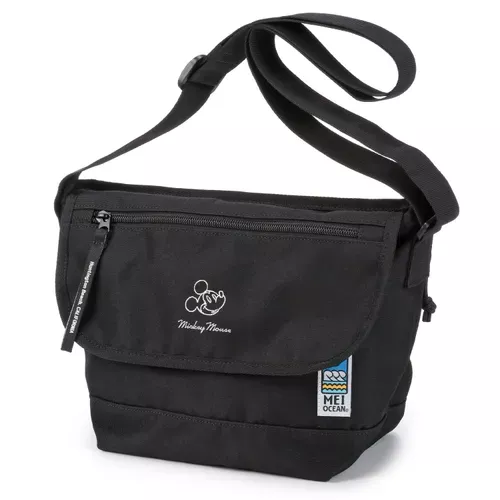 ၄၃┋JP#MEIOCEAN#迪士尼#米奇#黑：手提肩背包(約20×32×13cm)。