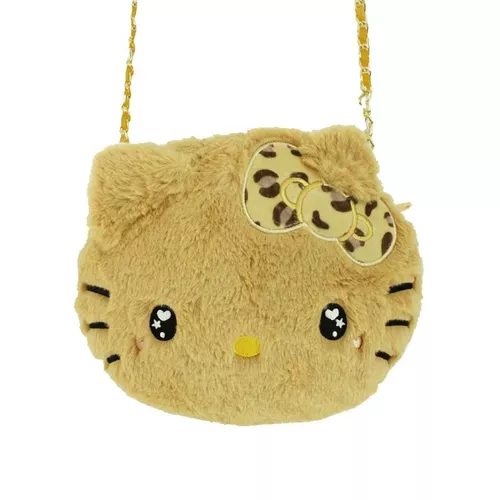 ၄၃┋JP#三麗鷗#凱蒂貓#布偶型#黃：手提肩背包(約16×20×19cm)。