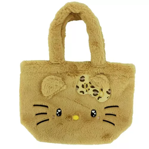 ၄၃┋JP#三麗鷗#凱蒂貓#大臉風#黃：手提袋(約20×30×9cm)。