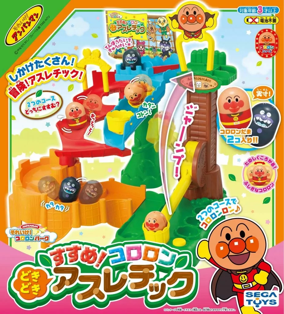 ၄၃┋JP#麵包超人/細菌人#不倒翁運動會：遊戲玩具組(包裝約345×380×350mm)。