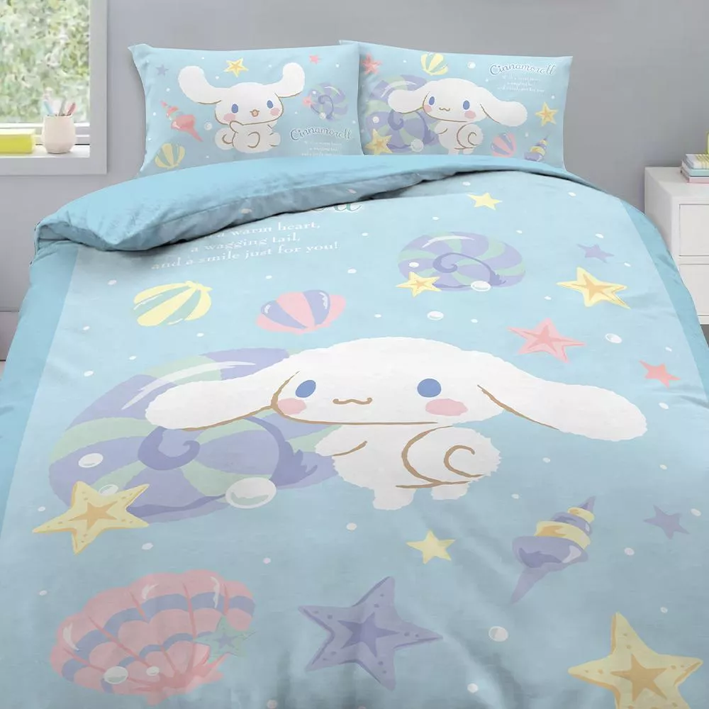 ၄၃┋TW/ing#三麗鷗#大耳狗#捲捲貝殼灣：棉被子(約5x6尺)。