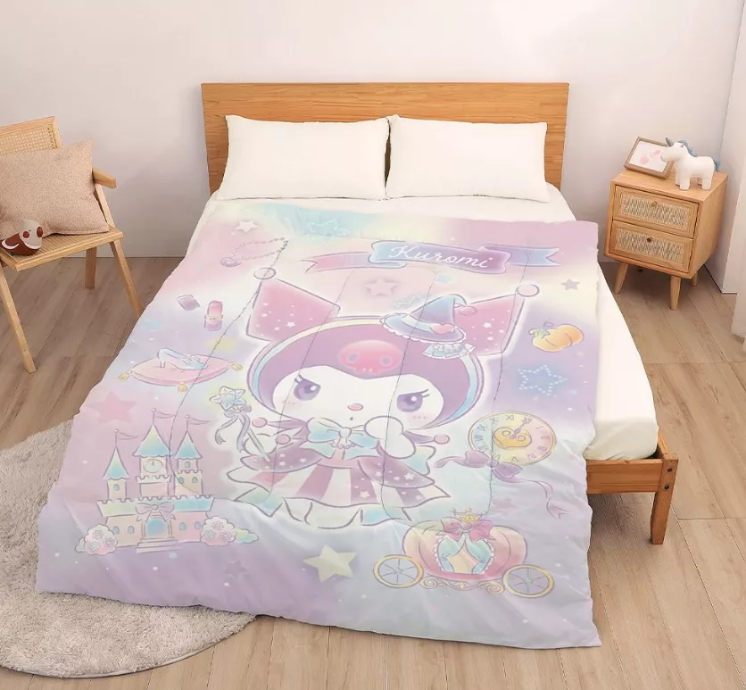 ၄၃┋TW/ing#三麗鷗#酷洛米#魔幻仙履#石墨烯#彩：棉被子(約150x200cm)。