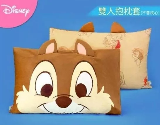၄၃┋TW/ing#迪士尼#奇奇蒂蒂#奇奇#秋葉色：枕頭套兩件組(約68x47cm)。