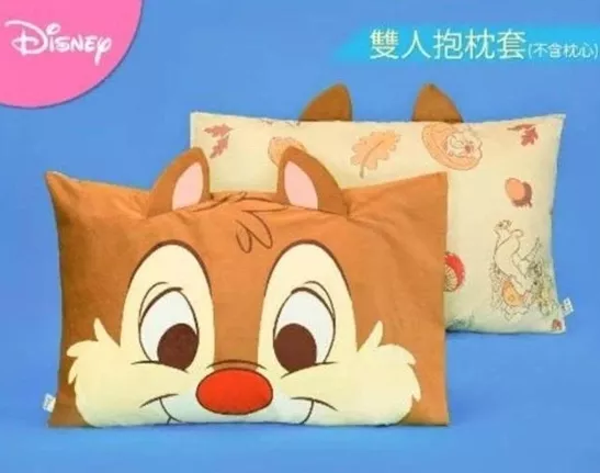 ၄၃┋TW/ing#迪士尼#奇奇蒂蒂#蒂蒂#秋葉色：枕頭套兩件組(約68x47cm)。