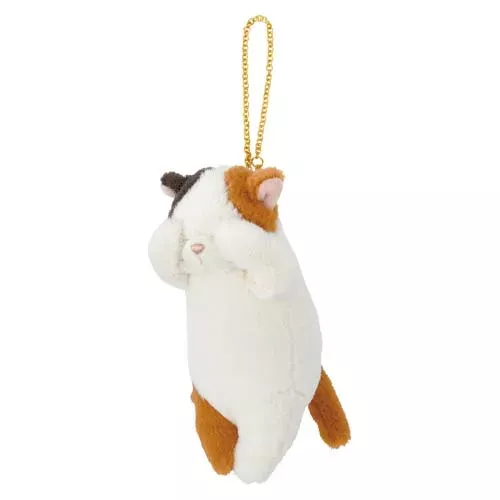 ၄၃┋JP#LIVHEART#Kubinekko#羞羞貓/捂眼貓#花：娃偶公仔扭蛋盒玩佈景擺飾品吊飾組(約15×6×6cm)。