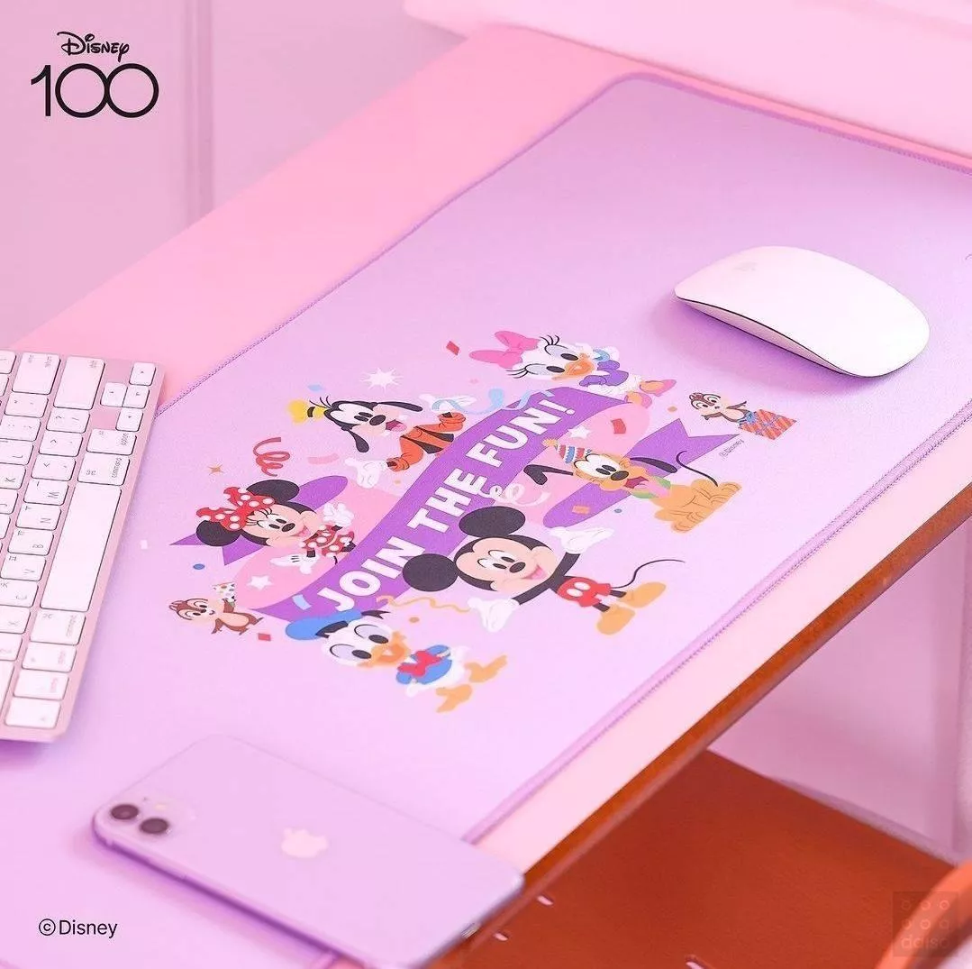 ၄၃┋KR/ing#迪士尼#米奇好朋友#100th#大：滑鼠墊(約80x30cm)。