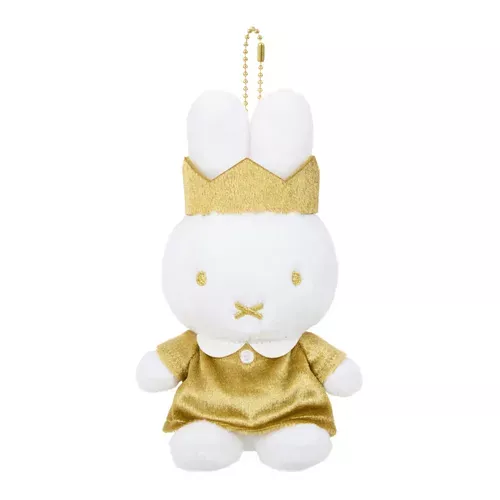 ၄၃┋JP#米飛兔#金皇冠#70th白金色：娃偶扭蛋盒玩佈景擺飾品吊飾組(約16×10×7.5cm)。