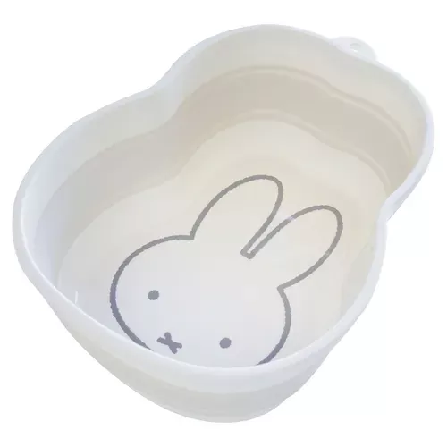 ၄၃┋JP#米飛兔#白：水盆子(約24.5×32×11.9cm收納時24.5×32×4.4cm/耐溫70耐冷-10度/5L)。