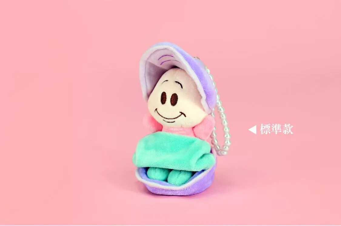 ၄၃┋TW/ing#迪士尼#愛麗絲夢遊仙境#牡蠣寶寶#標準款#6：娃偶公仔扭蛋盒玩佈景擺飾品(約15.2cm)。