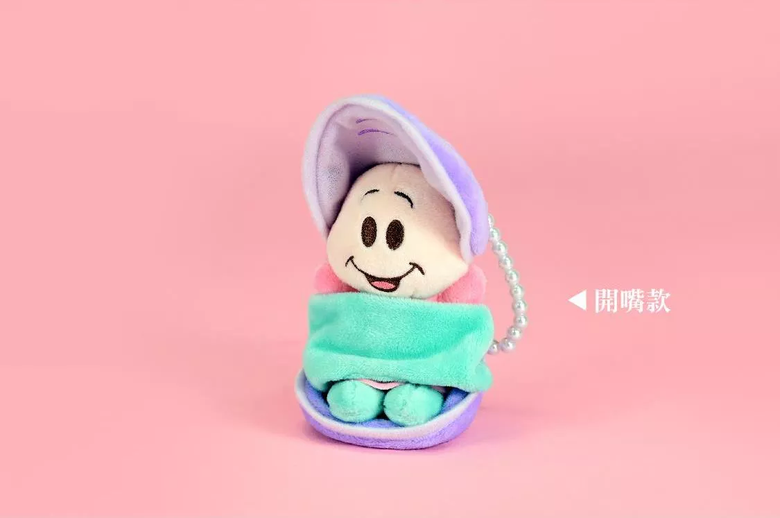 ၄၃┋TW/ing#迪士尼#愛麗絲夢遊仙境#牡蠣寶寶#開嘴款#6：娃偶公仔扭蛋盒玩佈景擺飾品(約15.2cm)。