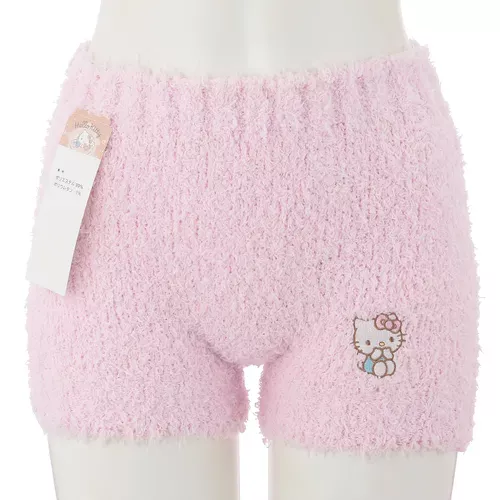 ၄၃┋JP#三麗鷗#凱蒂貓#毛絨款#成人/女生#粉：短褲子(M/L/LL)。