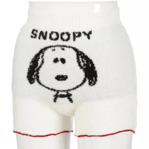 ၄၃┋JP#史努比#毛絨款#成人/女生#白：短褲子(M~L)。