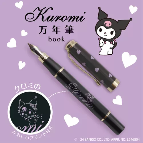 ၄၃┋JP#三麗鷗#大耳狗#文具品#心空#黑：鋼筆/萬年筆(約1.5×14cm)。