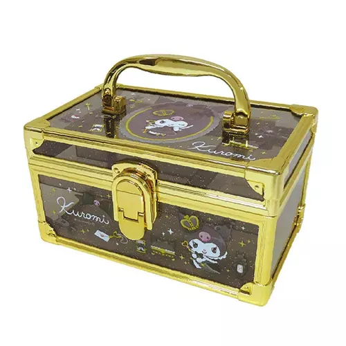 ၄၃┋JP#三麗鷗#酷洛米#透金色：收納箱(約H9×W16.5×D10.4cm)。