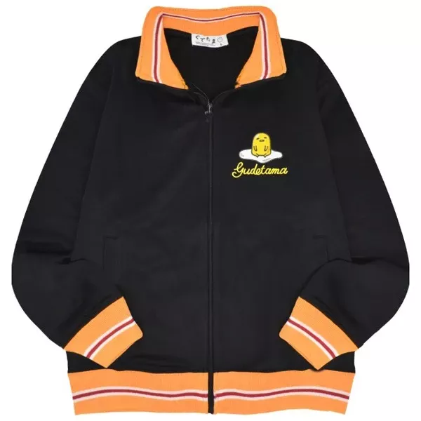 ☻｜JP#三麗鷗#蛋黃哥#成人/男生#長袖款#黑橘色：外套(M/L/LL)。