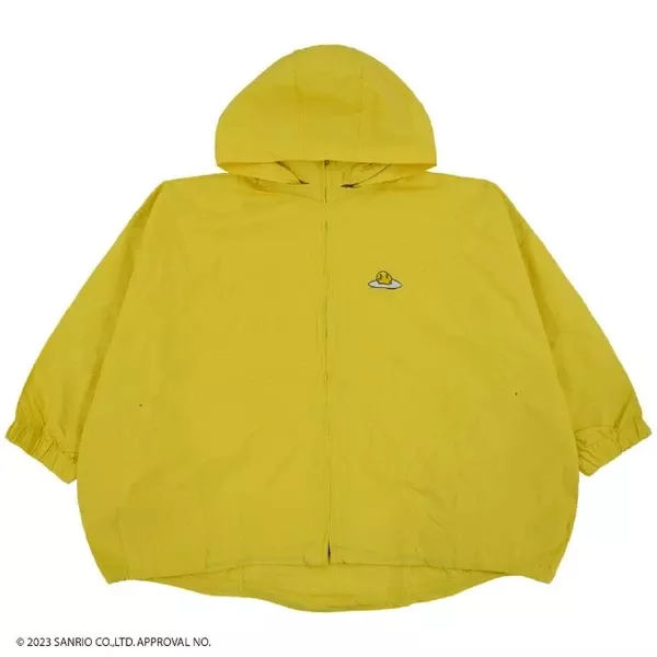 ☻｜JP#三麗鷗#蛋黃哥#成人/女生#長袖款#黃：風衣/帽外套(M/L)。