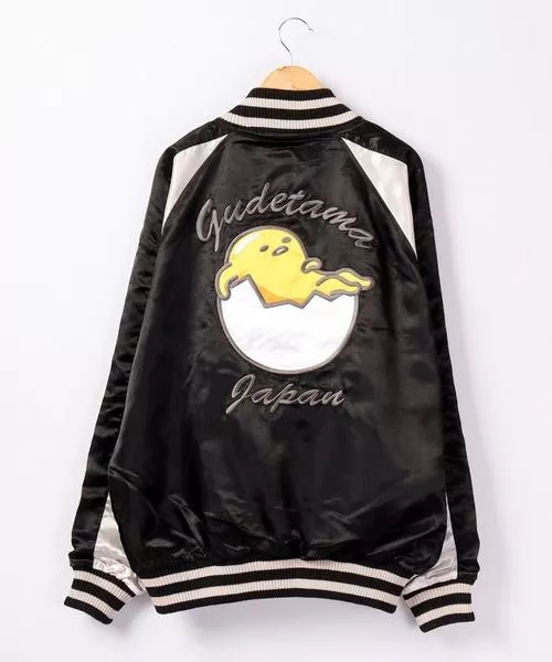 ☻｜JP#三麗鷗#蛋黃哥#成人/男生/女生#長袖款#黑：夾克/外套(M/L/LL)。