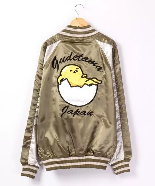 ☻｜JP#三麗鷗#蛋黃哥#成人/男生/女生#長袖款#金：夾克/外套(M/L/LL)。