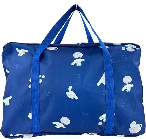 ☻｜JP#三麗鷗#大耳狗#雲#藍：行旅/手提肩背包兩件組(約44×30×13cm收納時17×19cm)。