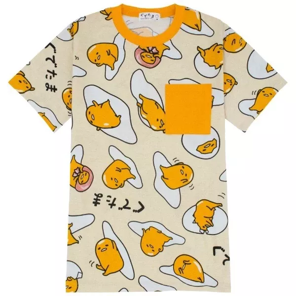 ☻｜JP#三麗鷗#蛋黃哥#培根#成人/女生#短袖款#黃：衣服(M/L/LL)。