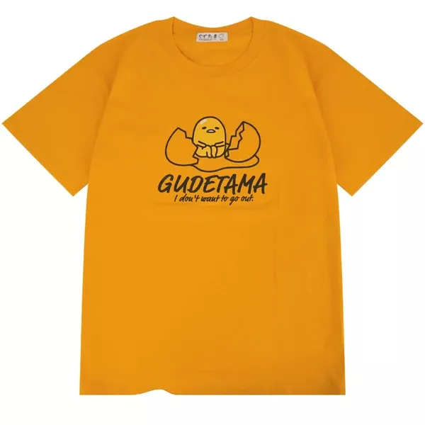 ☻｜JP#三麗鷗#蛋黃哥#破蛋/B#成人/女生#短袖款#黃：衣服(M/L/LL)。