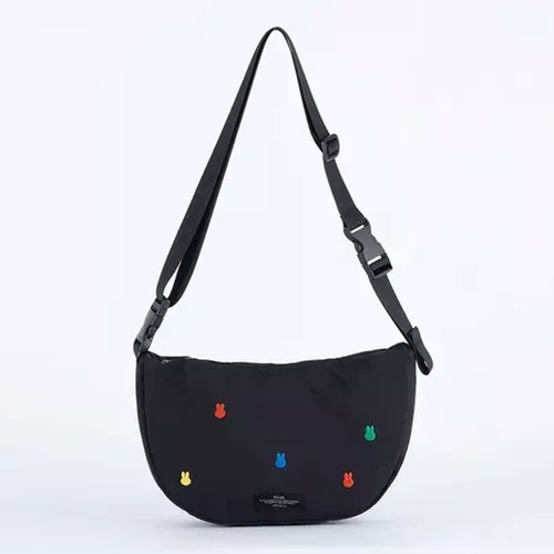 ☻｜JP#米飛兔#彩米飛#黑：手提肩背包(約W28×H20×D7cm)。