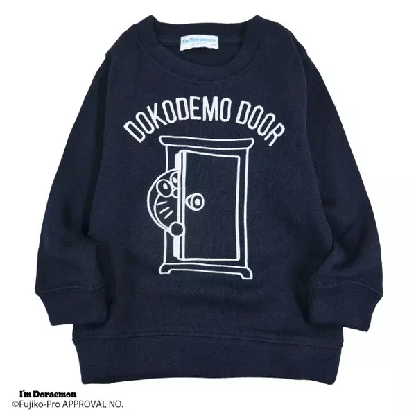 ☻｜JP#哆啦A夢#任意門#兒童/小北鼻#男孩/女孩#長袖款#藍#B：衣服(110)。