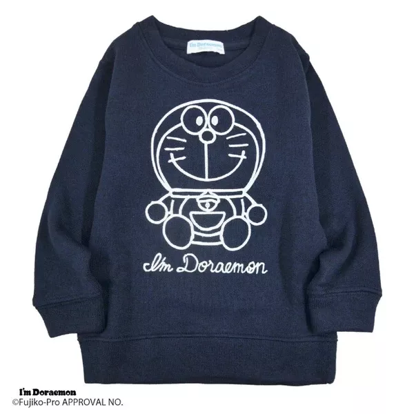 ☻｜JP#哆啦A夢#兒童/小北鼻#男孩/女孩#長袖款#藍#B：衣服(110)。
