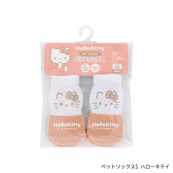 ☻｜JP#三麗鷗#凱蒂貓#貓/狗#S：寵物襪(約3.5×9cm)。