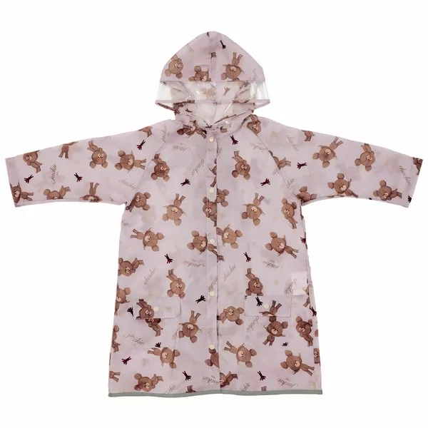 ☻｜JP#小熊學校/TheBears'School#David#兒童/小北鼻#男孩/女孩#咖：雨衣(約71cm/適用體110~125cm)。