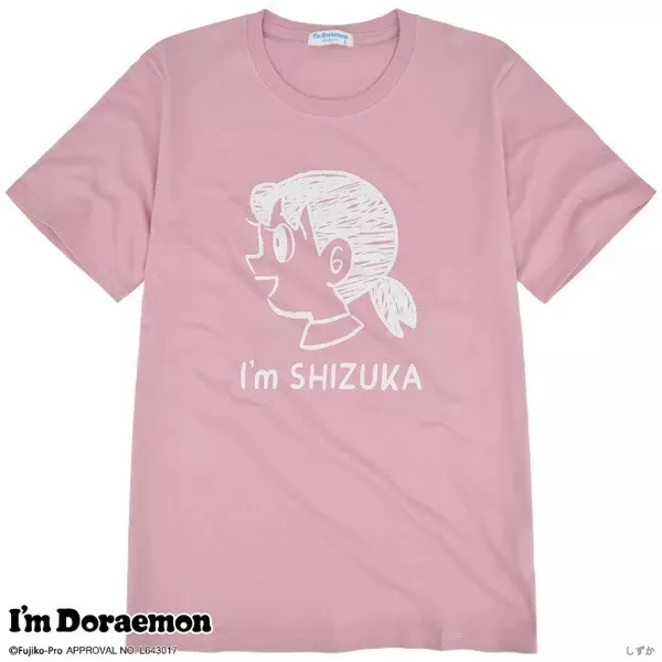 ☻｜JP#哆啦A夢#大雄#成人/女生#短袖款#粉白色：衣服(M)。