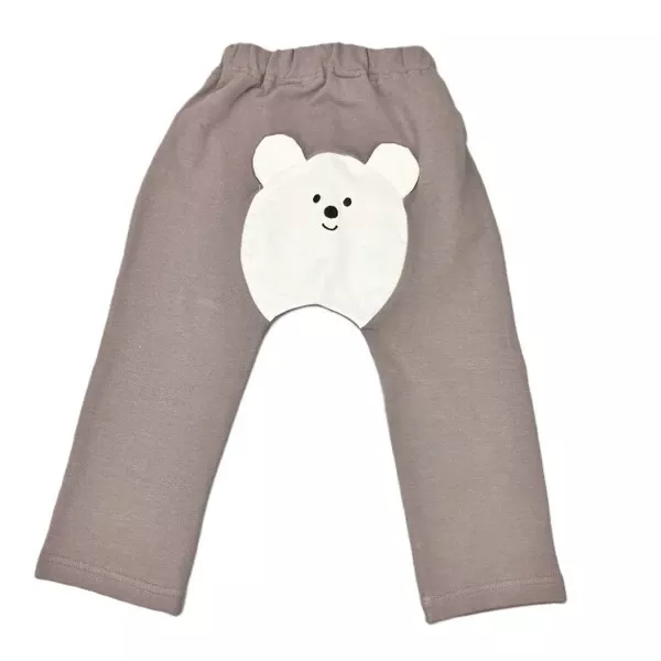 ☻｜JP#白熊#兒童/小北鼻#男孩/女孩#長袖款#咖：褲子(80/90/95)。
