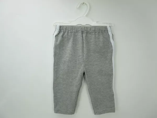 ☻｜JP#白線條#兒童/小北鼻#男孩/女孩#長袖款#灰：褲子(90/95)。